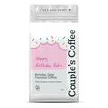 Couple’s Coffee Ground Coffee | Medium Roast Birthday Cake Flavored Coffee | Gives Back to Military Families | Happy Birthday Babe Birthday Gift | Made with 100% Arabica Beans | 12oz