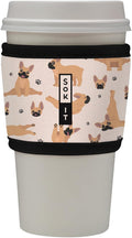 Sok It HotSok Coffee & Tea Reusable Insulated Neoprene Cup Sleeve (Pardon My Frenchie)