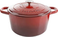 Crock-Pot Crock Pot Artisan 5 Quart Enameled Cast Iron Round Dutch Oven, Red