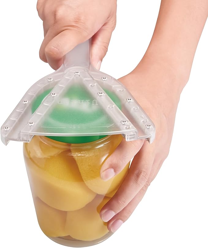 Jar Opener for Weak Hand & Seniors with Arthritis,Easy Twist Off Bottle Caps,Patent | Unique Kitchen Gadgets, Christmas Gifts for Elderly/Women/Men (Pink)