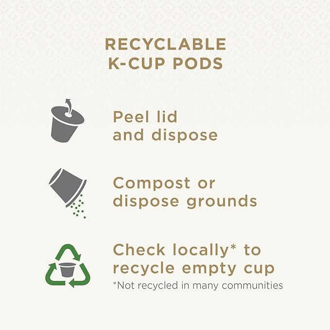 Peet's Coffee, Dark Roast Keurig K-Cup Pods - House Blend 60 Count (6 Boxes of 10 K-Cup Pods)