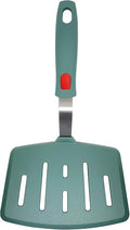 Silicone Spatula Turner, Heat Resistant Pancake Spatulas for Nonstick Cookware Pan, Wide Slotted Omelette Egg Spatula Fish Spatula Cooking Spatula for Kitchen Use Thin Flexible Spatula Dishwasher Safe