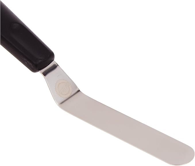 Wilton, 9 inch, Black 409-7712 Angled Spatula, 9" (Pack of 4)