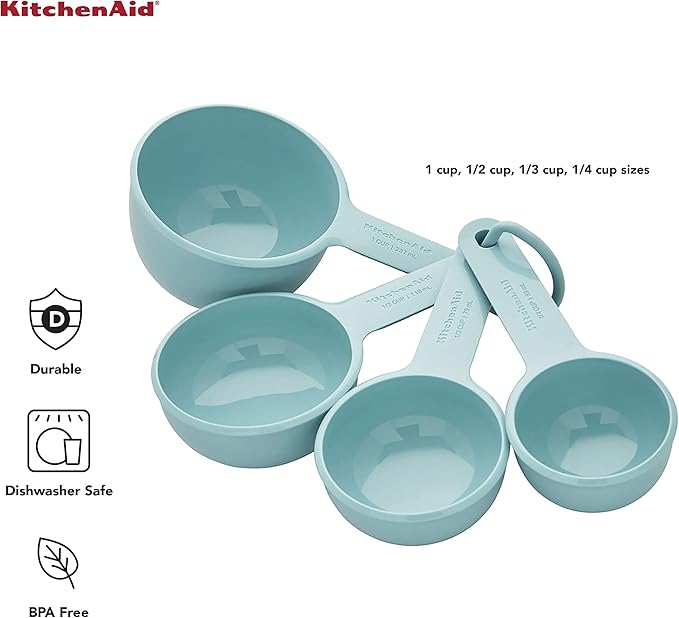 KitchenAid Measuring Cups, Set Of 4, Aqua Sky