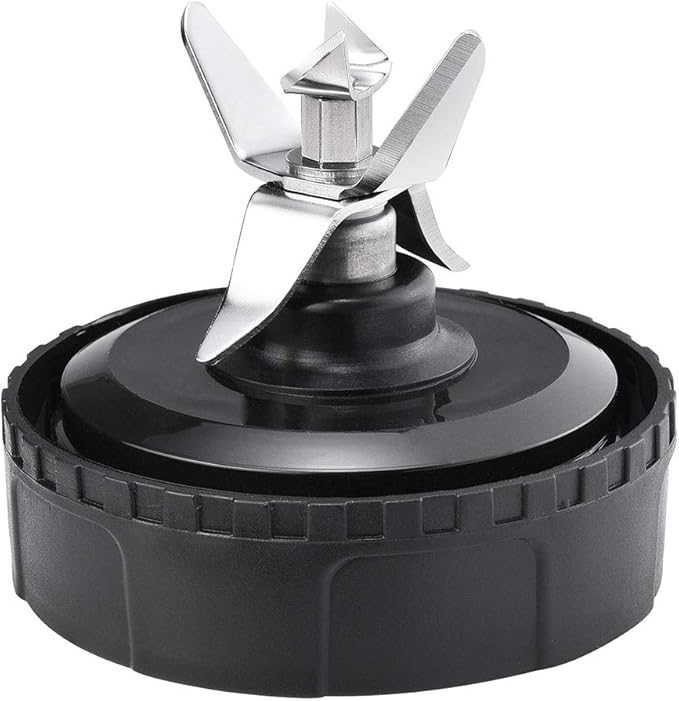 Blender Blade Fit for Ninja, Replacement Parts 6 Fin Male Blade with Rubber Gasket, Blender Accessories Compatible with Nutri Ninja Auto IQ BL620C BL660 BL740 BL780 QB3000, Only Fit 16oz Cups