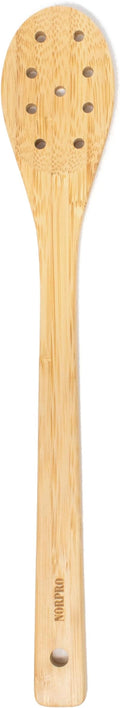 Norpro 12-Inch Bamboo Spoon with Holes