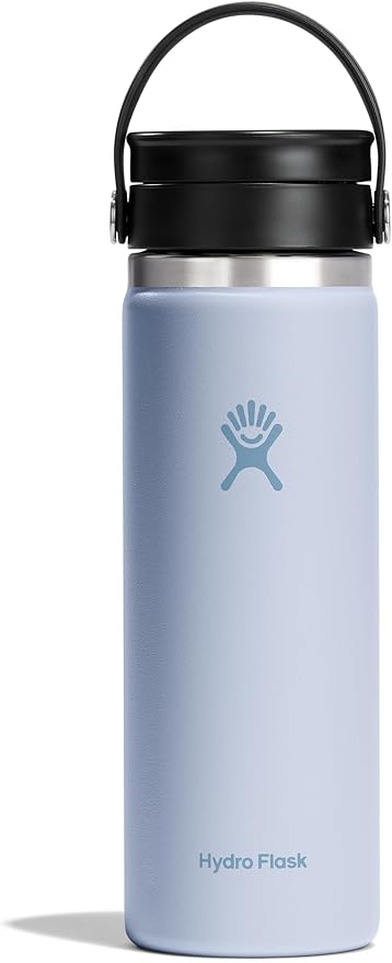 Hydro Flask Flex Sip Coffee Tumbler – Insulated Stainless Steel, Non Spill, Leak Proof Travel Coffee Cup 20 Oz Surf Blue