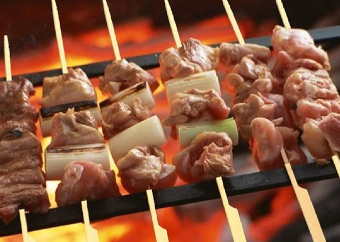Gmark Bamboo Paddle Skewers 9" 100pc/Bag, Kabob Skewers, BBQ Skewers for Outdoor Grilling GM1077