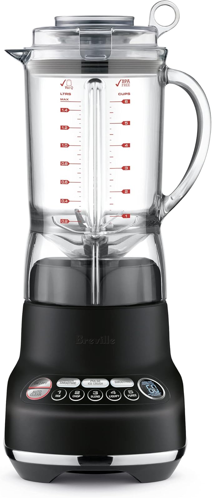 Breville BBL620BTR Fresh and Furious Blender, Black Truffle