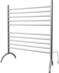 Amba Solo 33" Freestanding 10 Bar Towel Warmer in Brushed