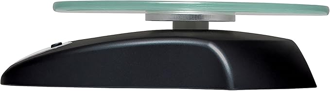 Taylor Digital Kitchen Scale with Glass Platform, Tare Button, and Plastic Body Weighs up to 11 Pounds Capacity, Black