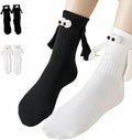 2 Pairs Magnetic Holding Hands Socks Funny Couple Gifts, Best Friend, Engagement, Anniversary, Teens Gag Cute Weird Stuff