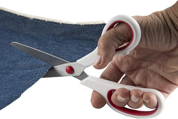 Singer 3404 Scissors, Red & White (1-Pack)