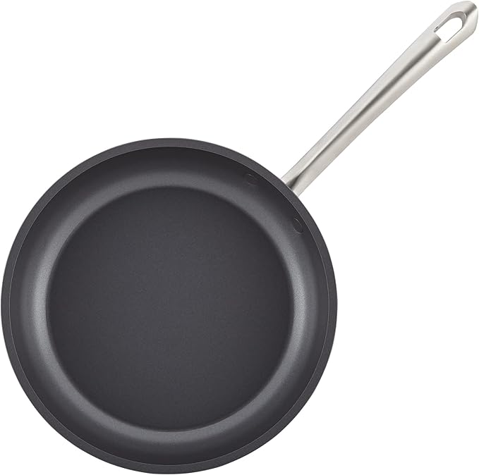 Anolon Accolade Forged Hard Anodized Nonstick Pots & Pans - Induction Cookware Set - 12 Piece - Moonstone Gray