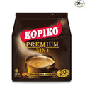 KOPIKO Premium 3 in 1 Instant Coffee Mix – Authentic Indonesian Volcanic Coffee, Strong Yet Smooth, Pre-Mixed with Creamer & Sugar (21.2 OZ in 30 Coffee Sachets)