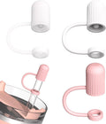 Adjustable Straw Cover for All Brand of Stanley, Simple Modern, Yeti, Owala, Hydro Flask, Reduce, Maars, Meoky, MaxBase, Beast, Hydrapeak and so on, Diameter 6mm-10mm, BPA Free, Dishwasher safe