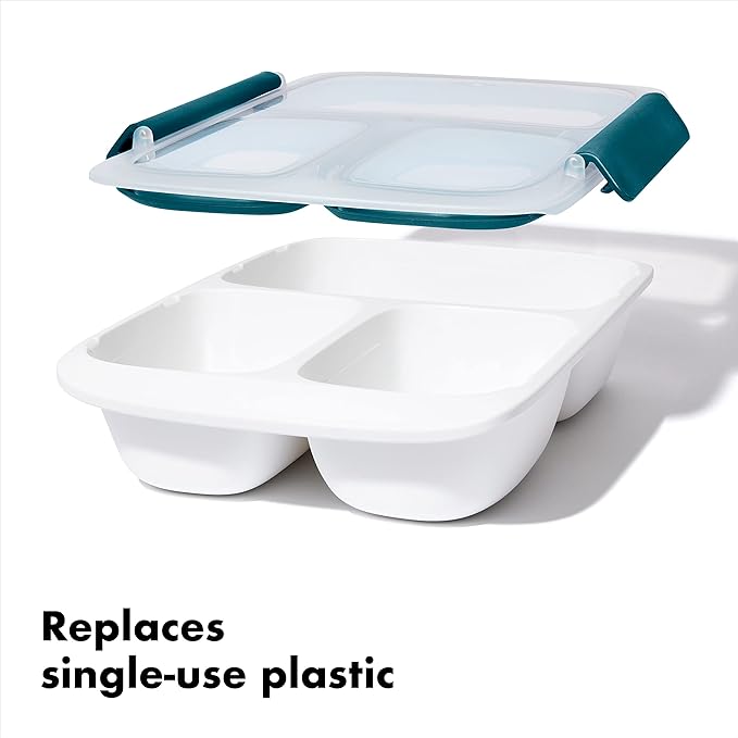 OXO Good Grips Prep & Go Leakproof 4.1 Cup Divided Container