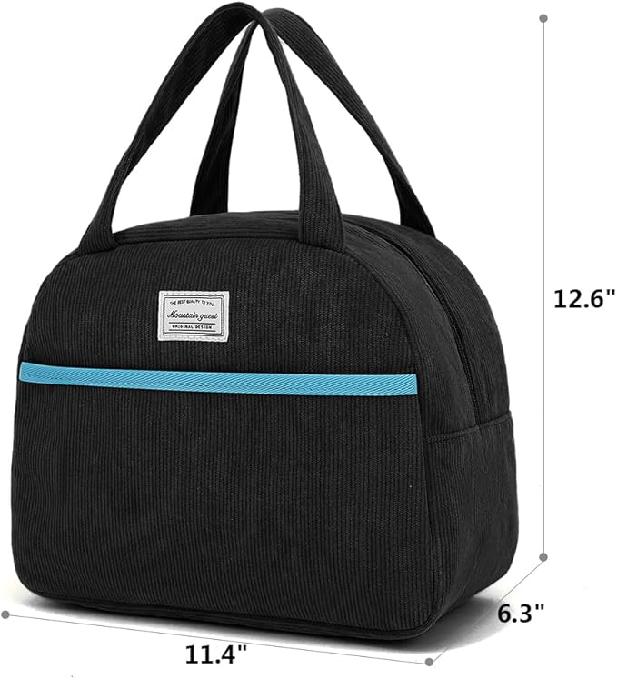 lunch bag women & men,Insulated Cooler Lunch Box Adult Water Resistant Lunch tote bag Shoulder strap not included