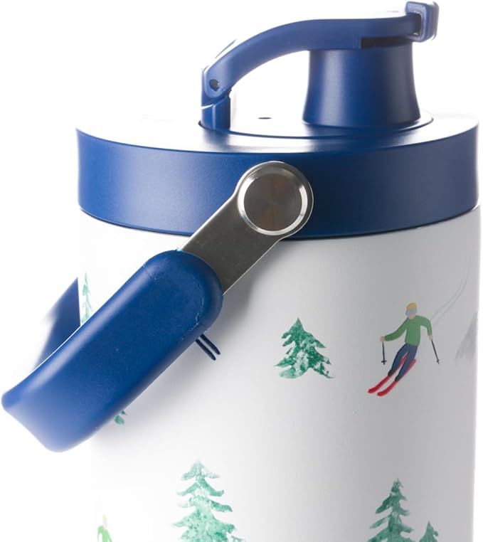Simple Modern Trek Pivot | 30oz Flip Straw Tumbler with Handle | Water Bottle & Boot | Interchangeable Straw & Chug Lids | Insulated Stainless Steel Jug | Gym Sports Outdoors | Downhill Skiing