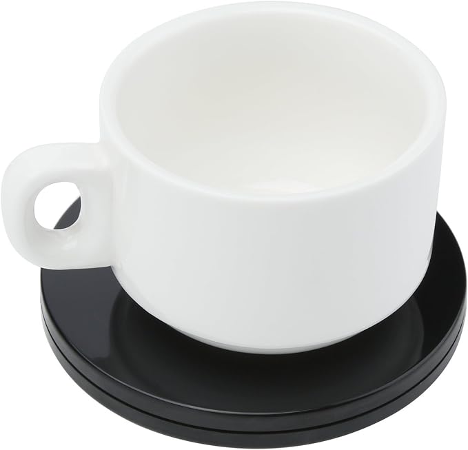 TamBee 4PCS 3Inch Acrylic Lazy Susan Turntable Organizer Revolving Display Base White Acrylic for Spice Rack Table Cake Kitchen Pantry Decorating Black
