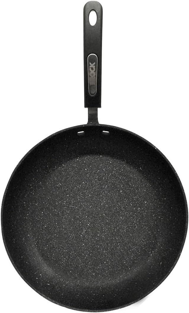 Starfrit The Rock 20cm (8") Non-Stick Fry Pan - Durable Forged Aluminum - Oven Safe - PFOA Free - Easy to Clean - Black
