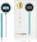 CHEFSTEMP Pocket Pro Instant Read Meat 1-Second Digital Meat Thermometer for Grilling, Food, BBQ, Kitchen Cooking, Oil Deep Frying & Candy (Light Blue)