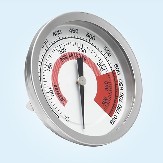 3 1/8" Grill Thermometer Gauge for Kitchen Aid 720-0954 720-0819 720-0953 720-0826 KitchenAid Grill Replacement Parts Grill Thermometer, Kirkland 720-1068 Oklahoma Joe 15202029 16202046
