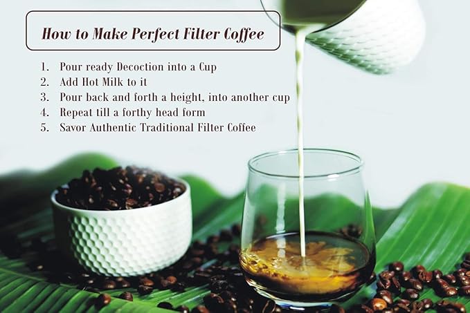PAJAKA South Indian Filter Coffee Maker 2-4 Cup Mug Madras Kaapi Kappi Drip Decoction Maker Brewer Dripper Stainless Steel Medium Size (200 ML) | Pour Over Coffee Makers for Home & Kitchen