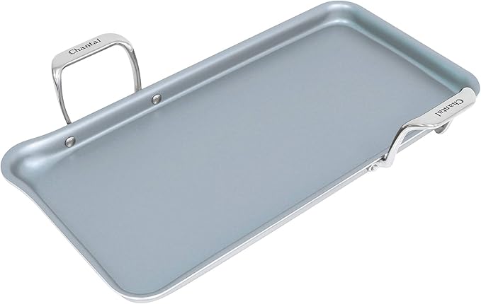 Chantal Stainless Steel Griddle, 19" x 9.5" (Ceramic Non Stick)