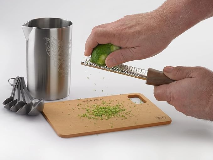 Mercer Culinary Barfly Bar Zester With Walnut Handle