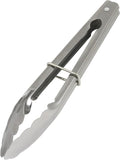 Chef Craft Clam Shell Tongs, 9-Inch, Stainless Steel