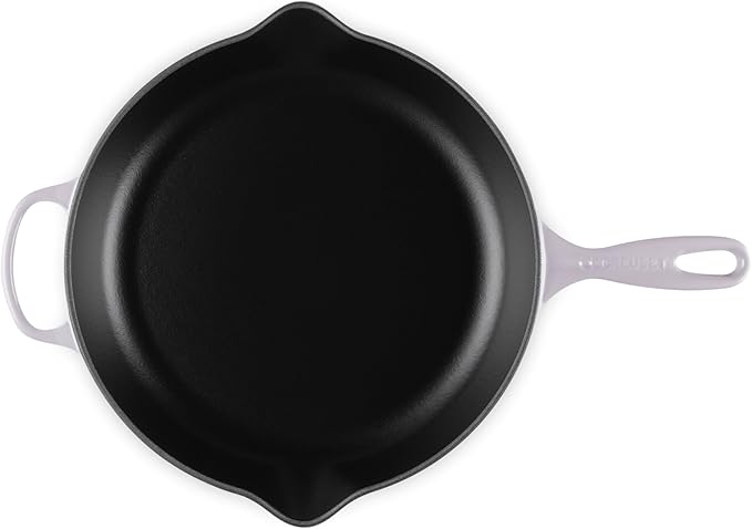 Le Creuset Enameled Cast Iron Signature Iron Handle Skillet, 11.75", Shallot