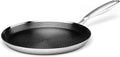 Innerwell Stainless Steel Crepe Pan - 12 Inch Nonstick Crepe Pan, Stainless Steel Honeycomb Coating Pancake Pan, Non Stick Flat Skillet Tawa Dosa Tortilla Griddle Pan, Induction Compatible, PFOA Free