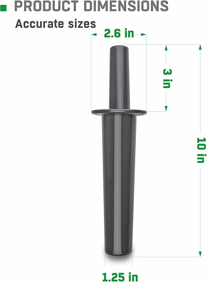 Plunger Replacement Blender Tamper Tool Small Mini Plunger for Vitamix Accessories Tamper Replacement Parts E310 Blender, Standard Container 32 Oz, 48 Oz