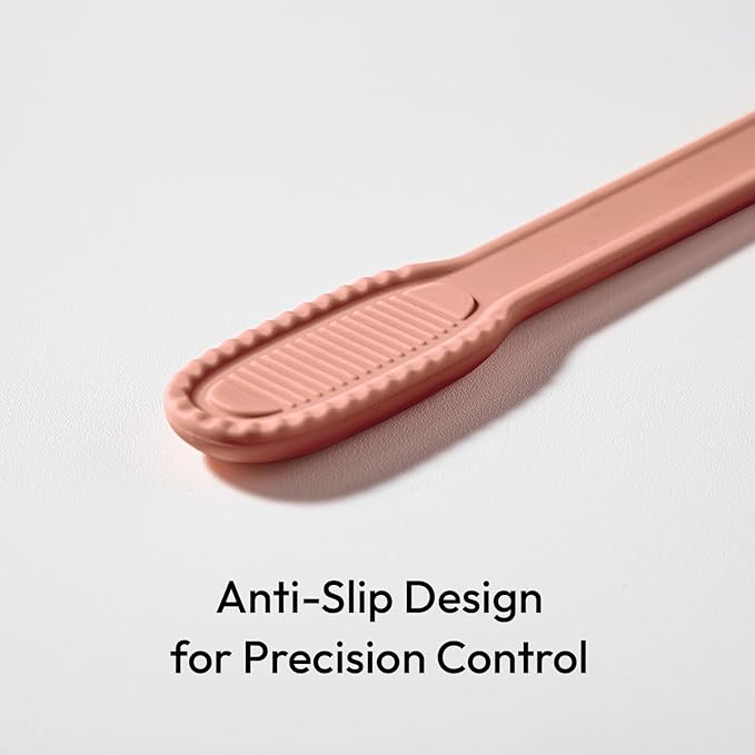 carrotez Silicone Cooking Kitchen Tongs, Anti-Slip,Non-Scratch Serving Tongs 9.25 Inches - Coral Pink