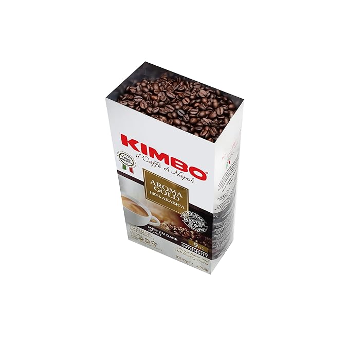 Kimbo Roasted Coffee Beans (Aroma Gold, 2.2 Pounds)