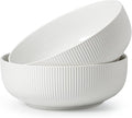 getstar Large Serving Bowls (9.5 inch & 92 fl oz), Ceramic Salad Bowl Set of 2, Microwave and Dishwasher Safe