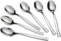 Idomy 12-Piece Stainless Steel Teaspoons, 5.9 Inches