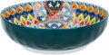 OZY Large Serving Bowls,10 inch Ceramic Salad Bowls,Ideal Housewarming Gift,Vibrant Color Soup Bowls for Party,Pasta,Fruit,Dishwasher & Microwave Safe Soup Bowls (Green)
