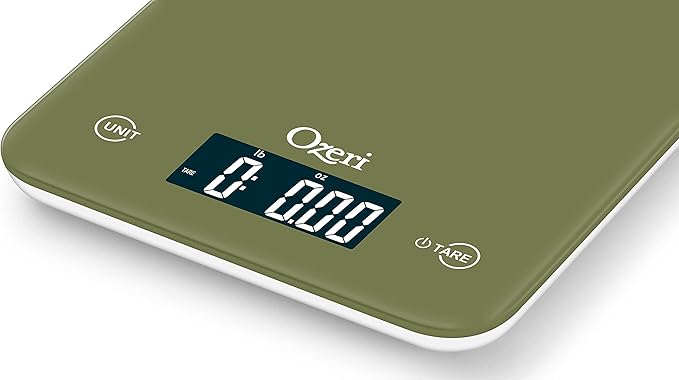 Ozeri Touch Professional Digital Kitchen Scale (12 lbs Edition) in Tempered Glass