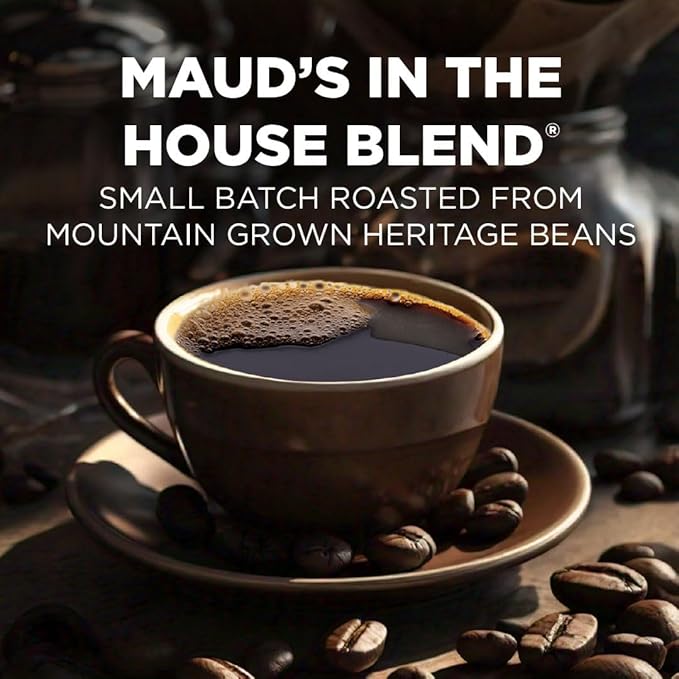 Maud's Medium Roast Coffee Pods, 50ct, Recyclable Single Serve Pods – 100% Arabica Coffee, Compatible with Keurig K Cups Maker