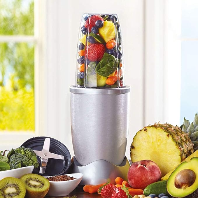 Upgrade Blender Cup and Blade Fit for Nutribullet 600w/900w, Replacement Parts 24oz Cup and Extractor Blade, Blender Accessories (2 Pcs)