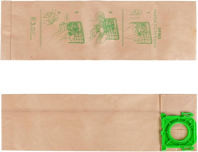 10 Pack Vacuum Bags Compatible with Windsor Sensor G & C Series G1 C2 C3 X12 X15 Versamatic Plus Sebo uprights replacement for 5300REP