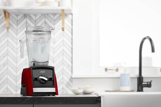 Vitamix A2300 Ascent Series Smart Blender, Professional-Grade, 64 oz Low-Profile Container, Red