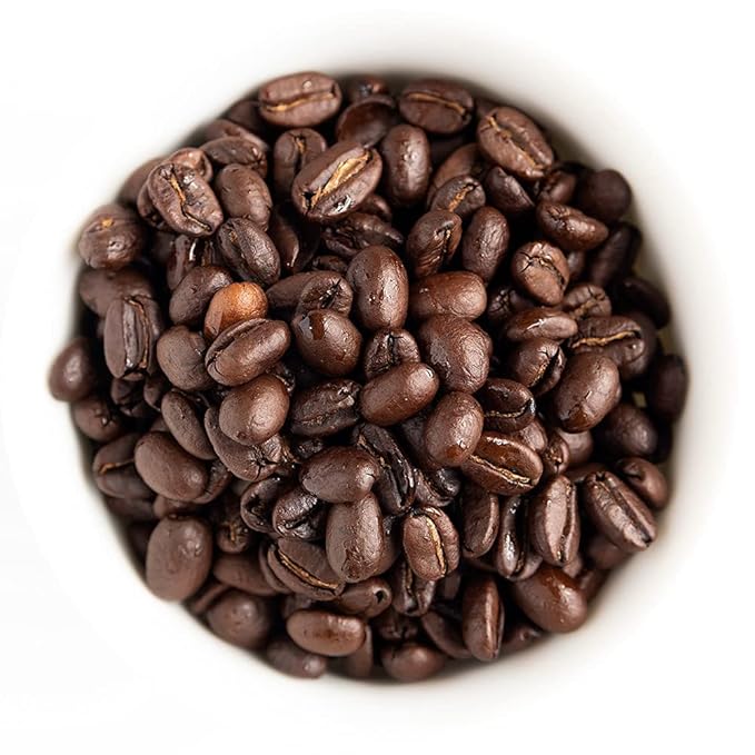 Fresh Roasted Coffee, Dark Ethiopian Yirgacheffe Kochere, 5 lb (80 oz), Dark Roast, Kosher, Whole Bean