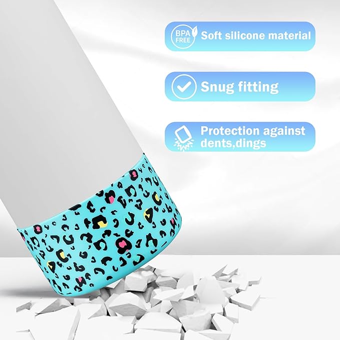 WK IEASON Protective Silicone Base Boot for Hydro Flask Mouth, Anti-Slip Silicone Sleeve Cover Bumper for Hydro Water Bottle Accessories -3.56inch Bottom Diameter
