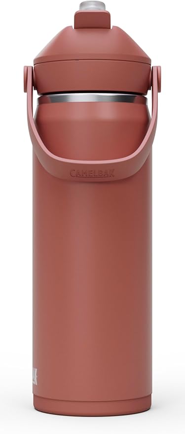 CamelBak Thrive Flip Straw Insulated Stainless Steel Water Bottle Sierra Red, 20oz
