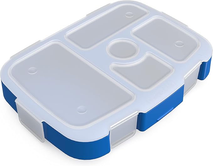 Bentgo Kids Tray with Transparent Cover (Blue)