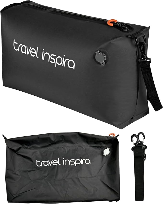 Vacuum Bags for Travel Luggage, Reusable Compression Bags for Carry On Suitcases and Backpack, Vacuum Seal Packing Cube for Cloth (1PC No Pump)
