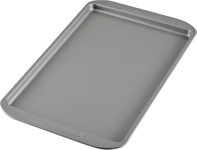Farberware Nonstick Bakeware Set, Nonstick Cookie Sheets / Baking Sheets - 2 Piece, Gray